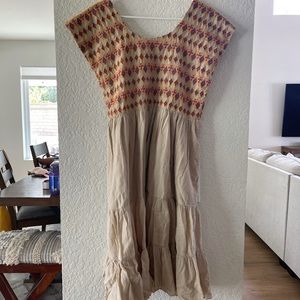 Carolina K embroidered Gauze dress